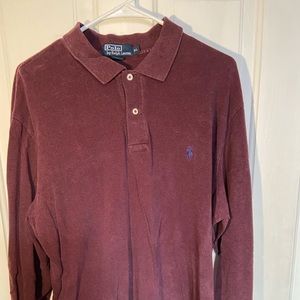 Men’s long sleeve polo